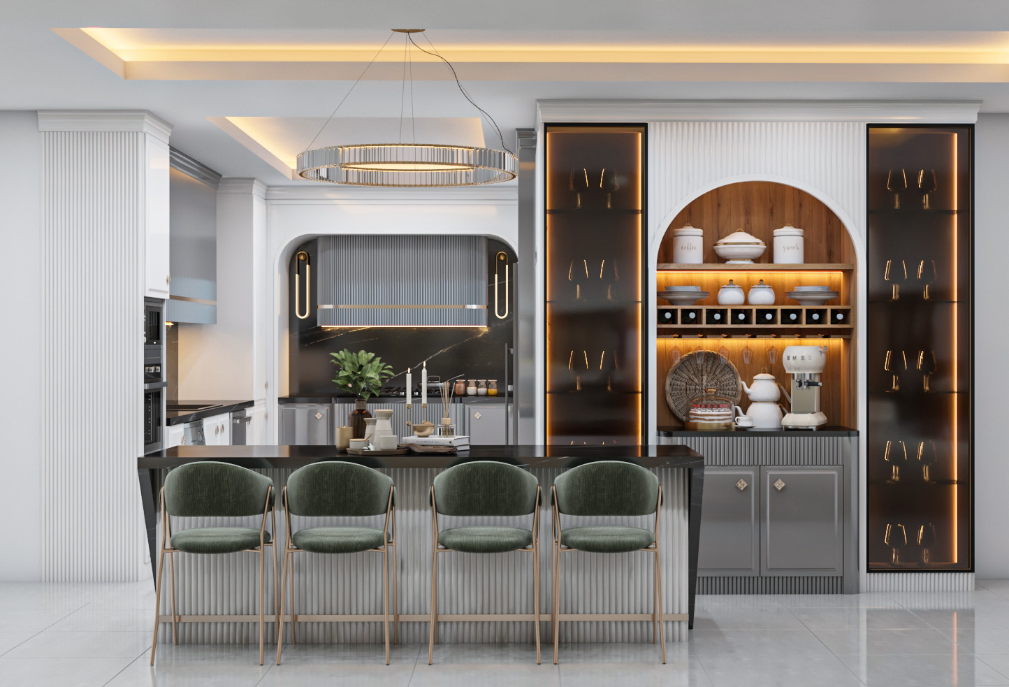 دانلود طراحی کابینت نئوکلاسیک 011