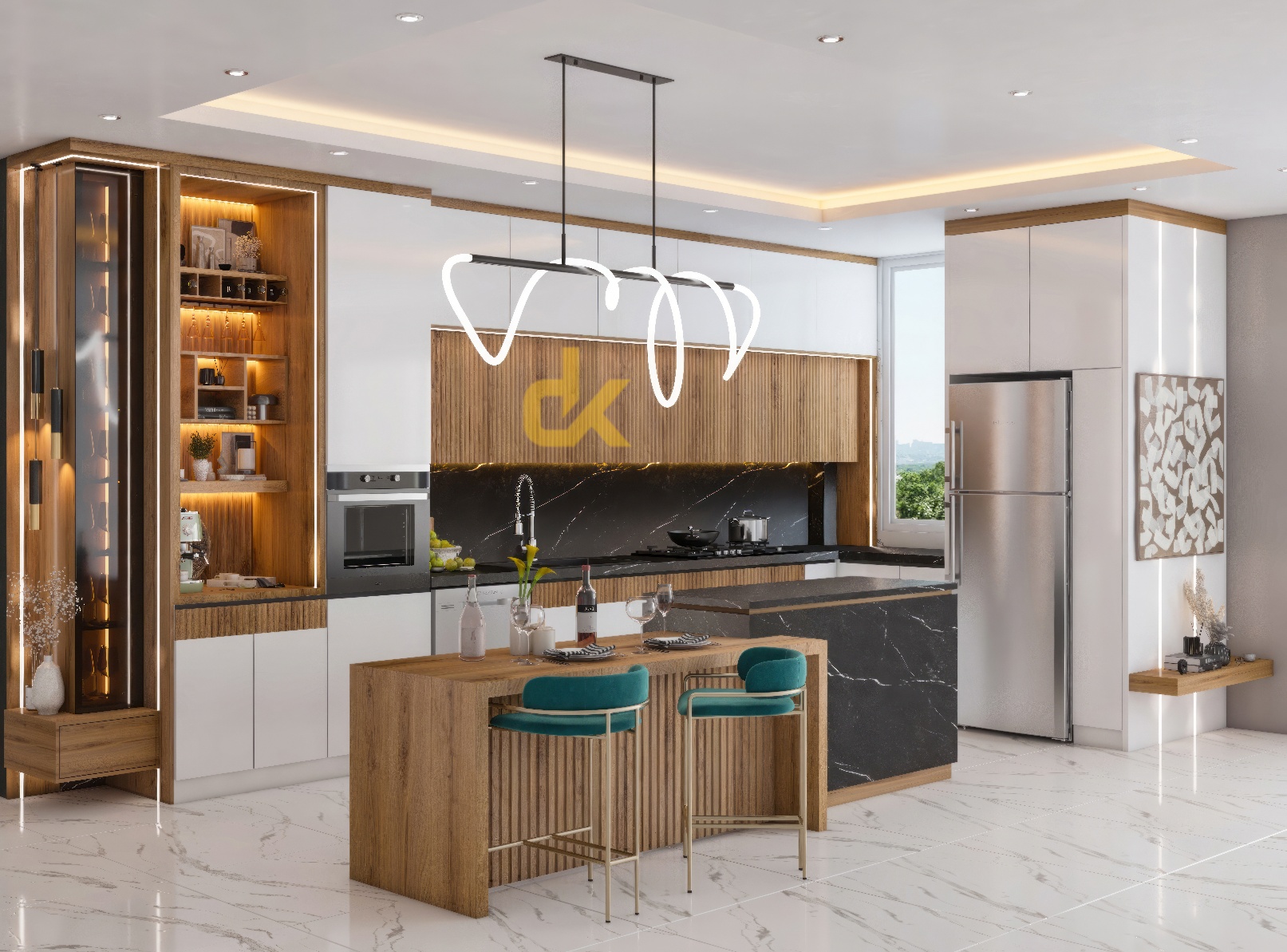 طراحی کابینت مدرن 001