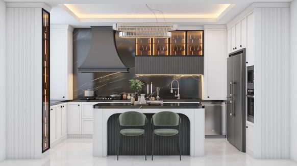 دانلود طراحی کابینت نئوکلاسیک 001