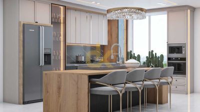 دانلود طراحی کابینت نئوکلاسیک 008